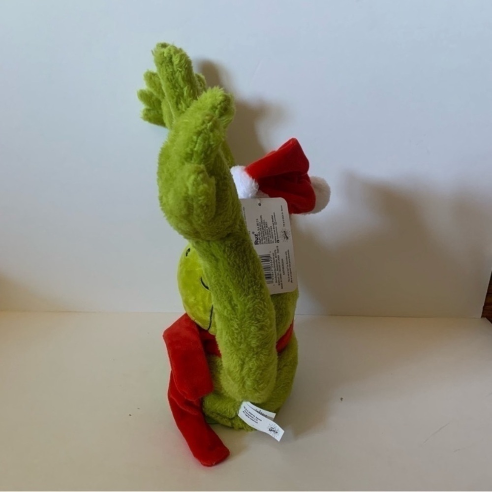NWT. DR. SEUSS The Grinch Plush Tree Topper - Picture 5 of 8